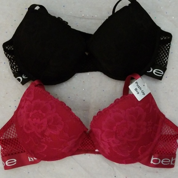 BNWT Gorgeous 2PK BEBE BRAS Size 34B - Picture 2 of 7